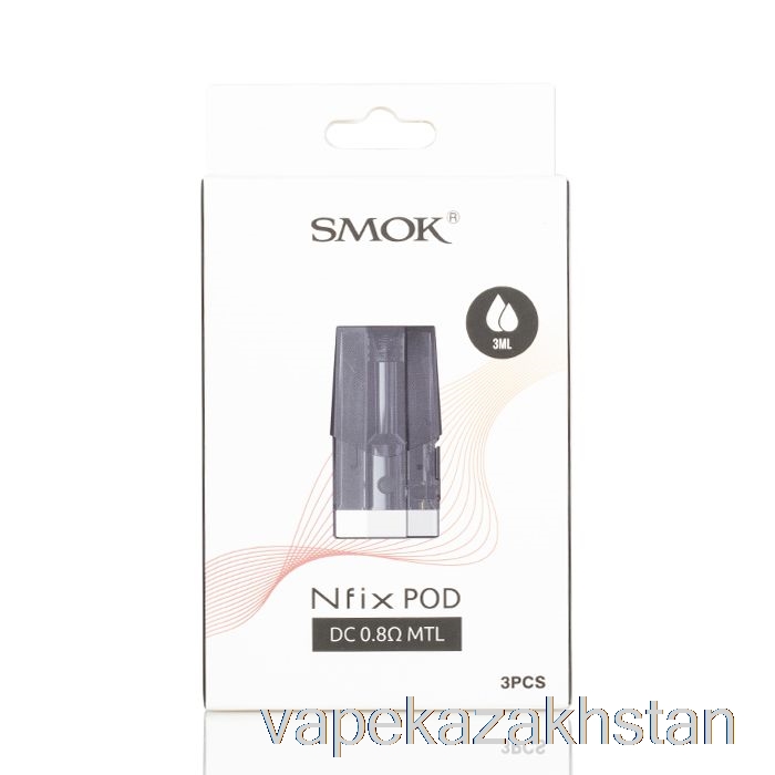 Vape Kazakhstan SMOK NFIX Replacement Pods 1.0ohm SC MTL Pods